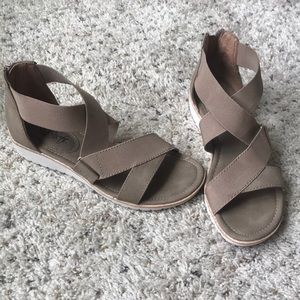 Strappy Wedge Sandals